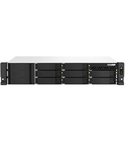 QNAP TS-855eU- RP ミ ドル 8TB (1TB x 8) TS-855eU-RP | 2U short-depth rackmount NAS with 8-core computing